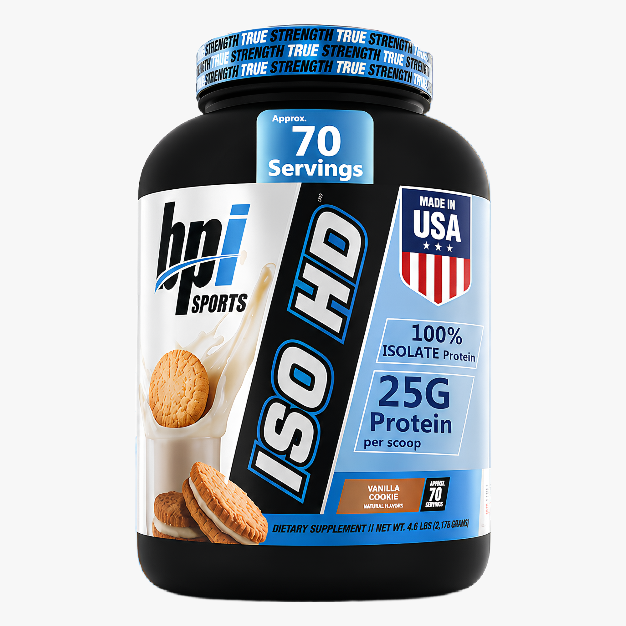 Proteína BPI Sports ISO HD sabor Vanilla Cookie