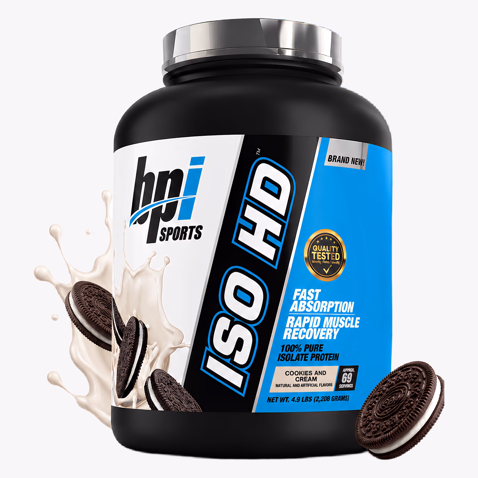 Proteína BPI Sports ISO HD sabor Cookies & Cream