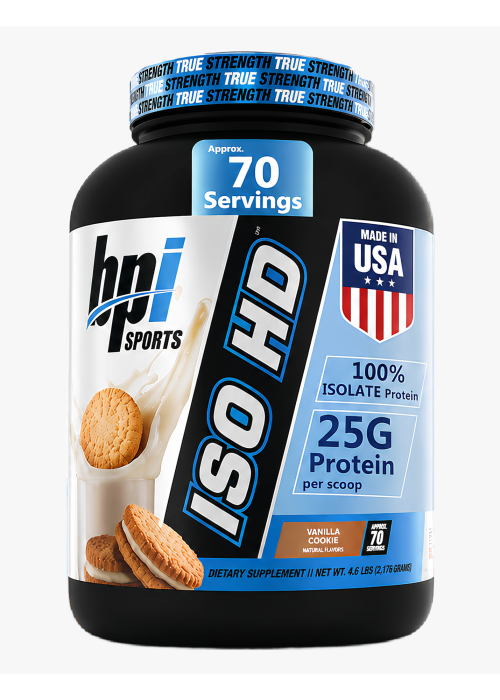 Prote&iacute;na BPI Sports ISO HD sabor Vanilla Cookie