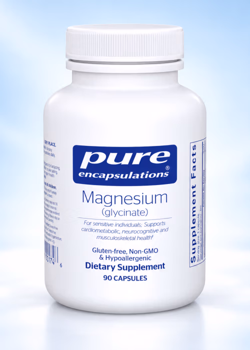 Magnesio glicinato Pure Encapsulations, 90 c&aacute;psulas