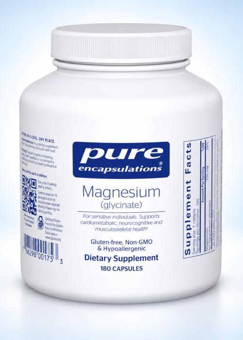 Magnesio glicinato Pure Encapsulations &ndash; 180 c&aacute;psulas