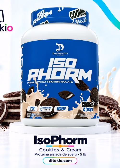 Proteína Dragon Pharma IsoPhorm Cookies & Cream – 5 lb